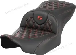 Haute Qualité Selle Roadsofa™ à surpiqûres losange