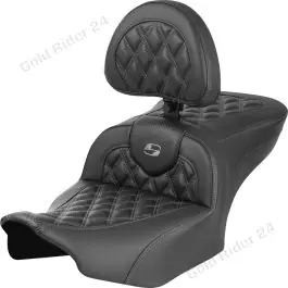 Haute Qualité Selle Roadsofa™ à surpiqûres losange