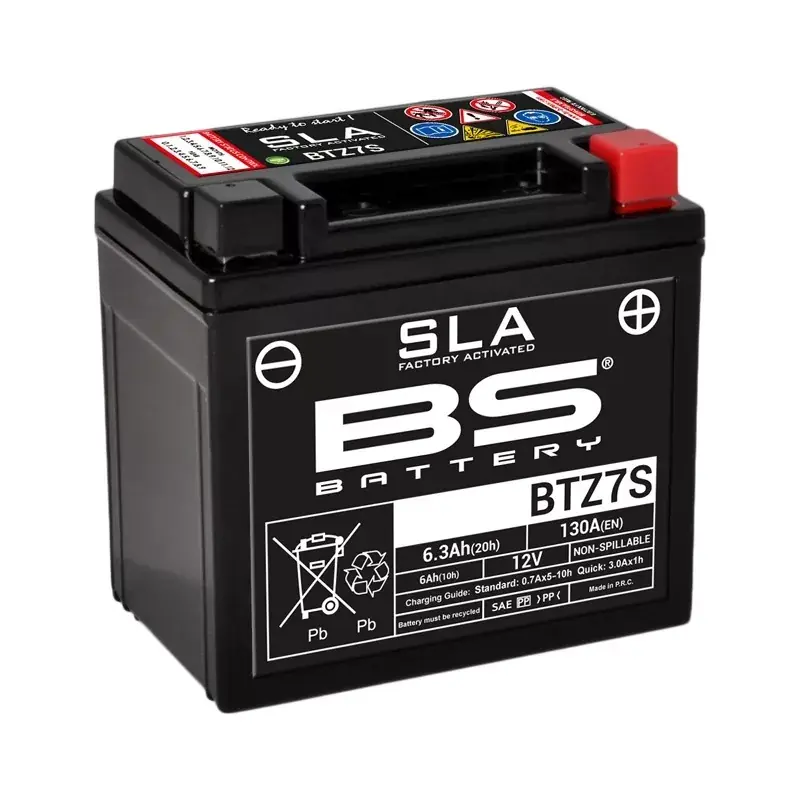 Must-Have BS Battery 1080655 Batterie BS BATTERY SLA sans entretien activé usine - BTZ7S