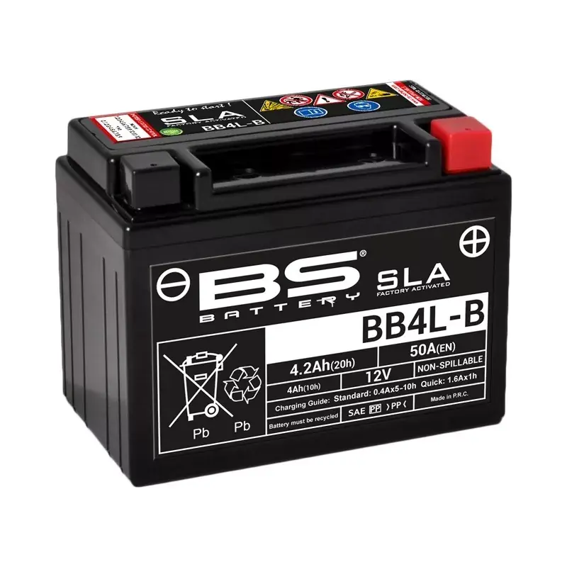 BS Battery 1080660 Batterie BS BATTERY SLA sans entretien activé usine - BB4L-B Nouveauté