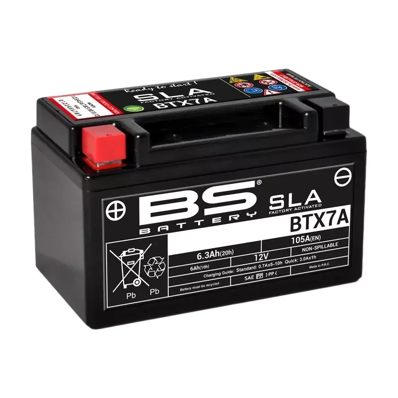 Prix Promo BS Battery 1080665 Batterie BS BATTERY SLA sans entretien activé usine - BTX7A