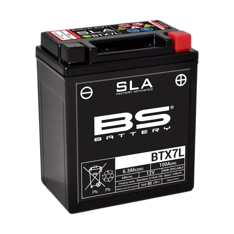 Certifié BS Battery 1080666 Batterie BS BATTERY SLA sans entretien activé usine - BTX7L