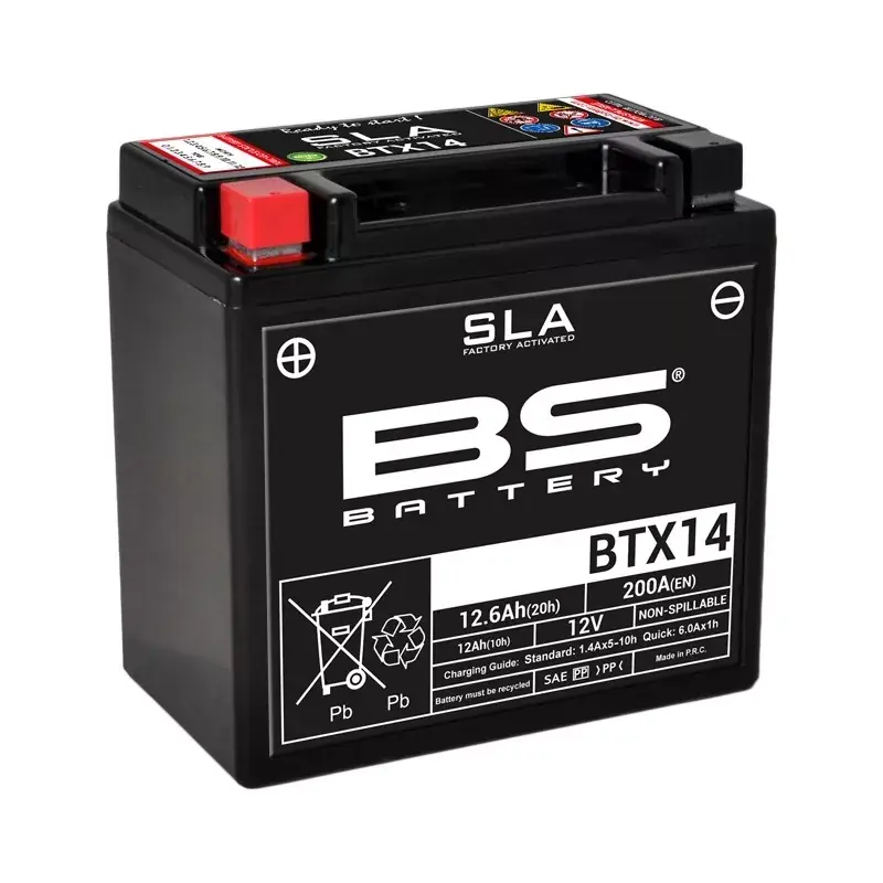 BS Battery 1080672 Batterie BS BATTERY SLA sans entretien activé usine - BTX14 Affaire À Saisir
