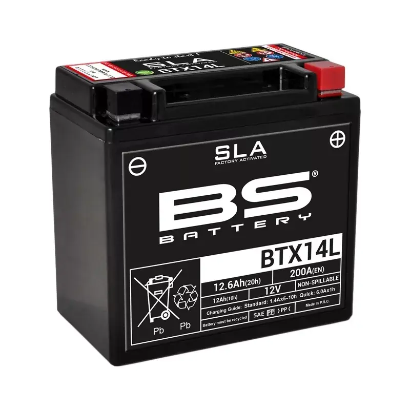 Réduction BS Battery 1080678 Batterie BS BATTERY SLA sans entretien activé usine - BTX14L