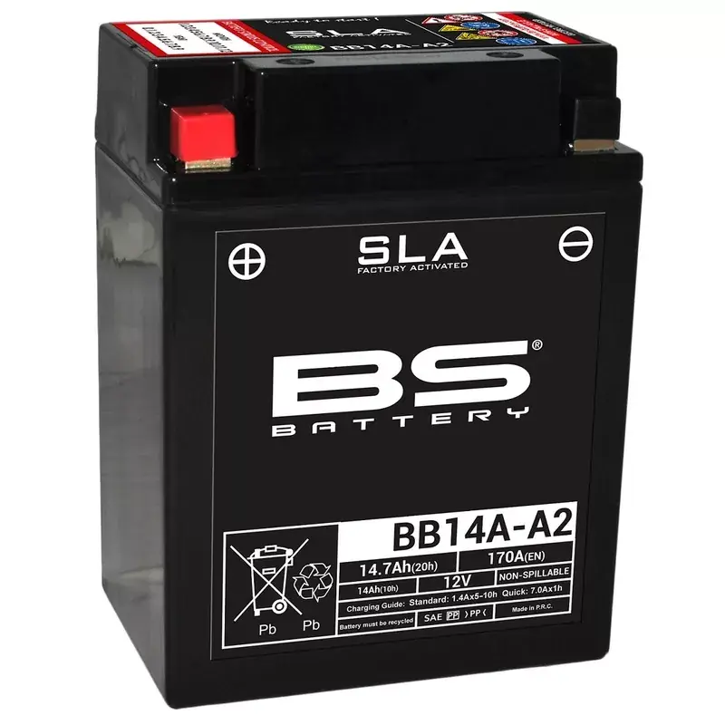 BS Battery 1080689 Batterie BS BATTERY SLA sans entretien activé usine - BB14A-A2 Promotion Saisonnière