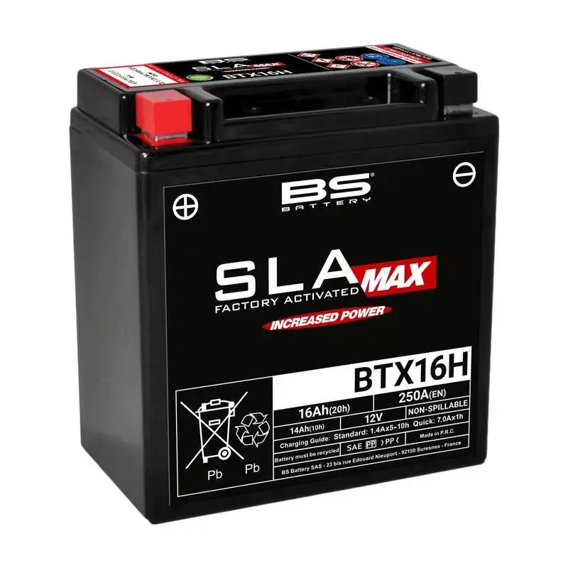 Prix Bas BS Battery 1080699 Batterie BS BATTERY SLA Max sans entretien activé usine - BTX16H