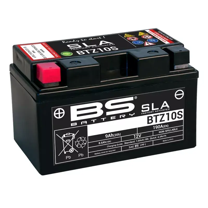 Populaire BS Battery 1080702 Batterie BS BATTERY SLA sans entretien activé usine - BTZ10S