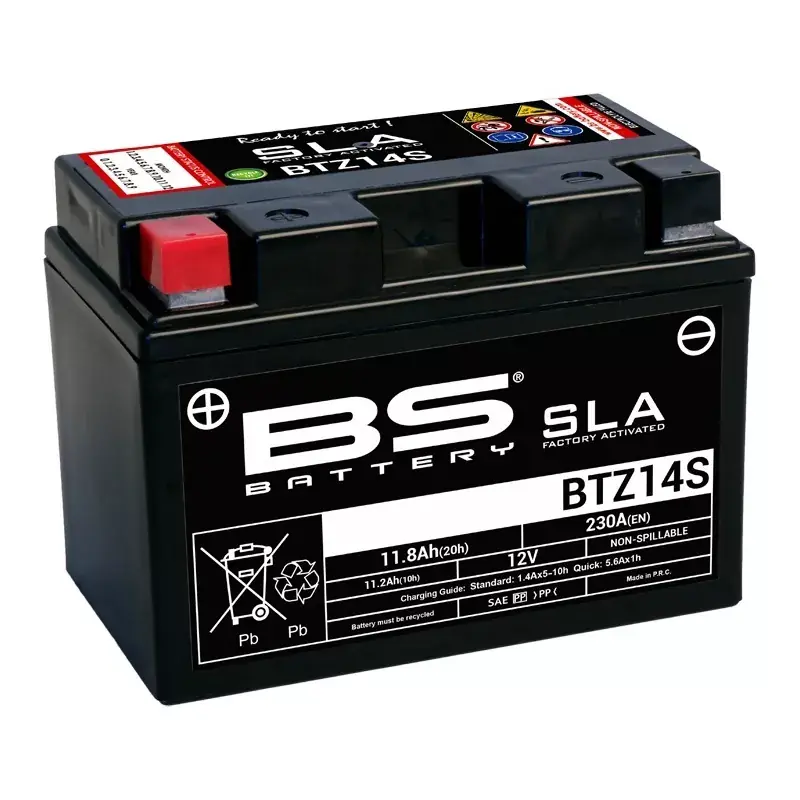 Prix Promo BS Battery 1080704 Batterie BS BATTERY SLA sans entretien activé usine - BTZ14S