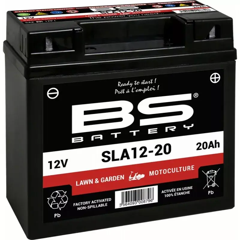 Meilleure Vente BS Battery 1090294 Batterie BS BATTERY SLA sans entretien activée usine - SLA12-20