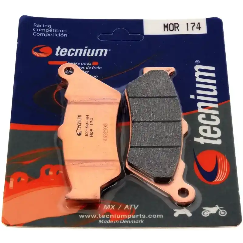 Tecnium 1120880 Plaquettes de frein TECNIUM MX/ATV métal fritté - MOR174 Expédié Aujourd'hui