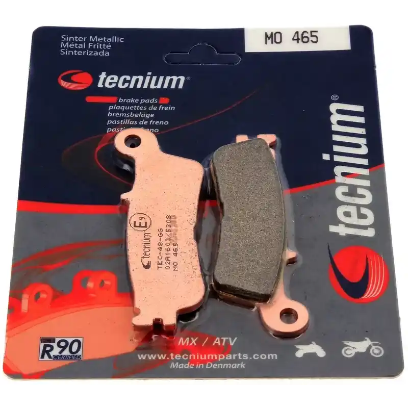Jusqu'à Épuisement Des Stocks Tecnium 1121499 Plaquettes de frein TECNIUM MX/Quad métal fritté - MO465