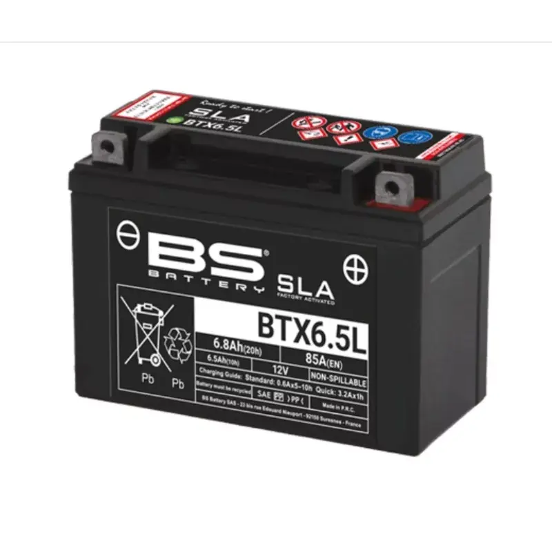 BS Battery 1123535 Batterie BS BATTERY SLA sans entretien activée usine - BTX6.5L Nouvel Arrivage