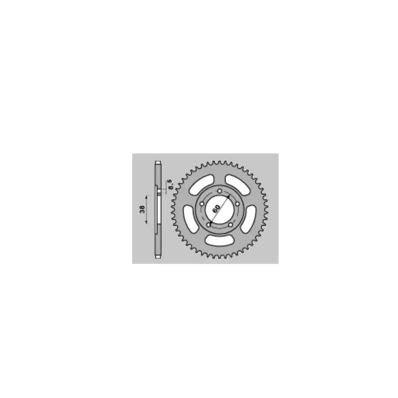 PBR 1125396001 Couronne PBR acier C45 standard 4431 - 420 Quantité Limitée