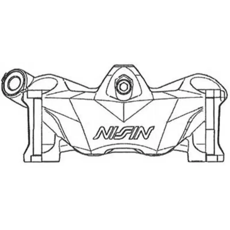 Expédition Rapide Nissin 1125460 Etrier de frein 4 pistons radial NISSIN - gauche