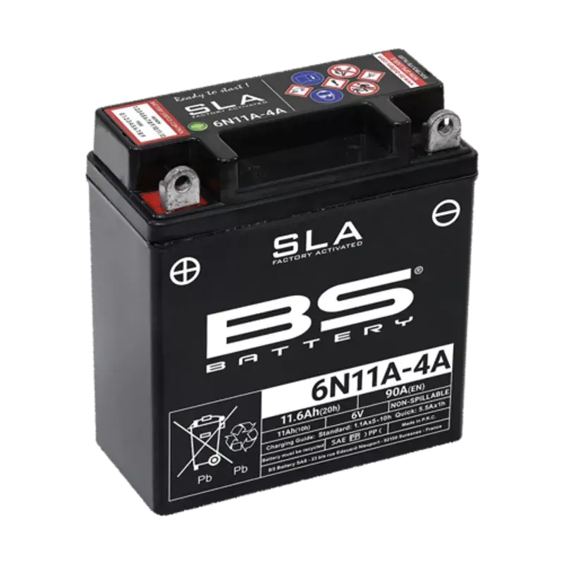 Offre Exclusive BS Battery 1114577 Batterie BS BATTERY SLA sans entretien activé usine - 6N11A-4A