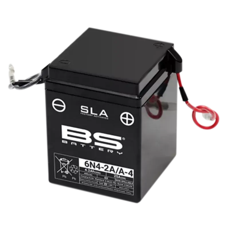 BS Battery 1114579 Batterie BS BATTERY SLA sans entretien activé usine - 6N4-2A/A-4 Nouvelle Collection