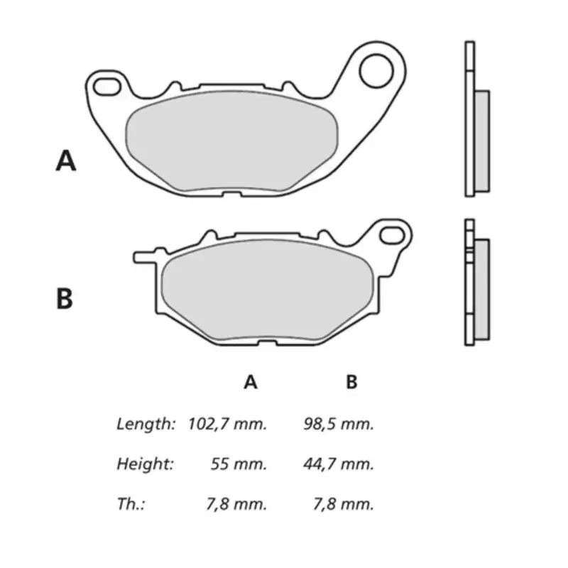 Jusqu'à Épuisement Des Stocks BREMBO RACING 1100775 Plaquettes de frein BREMBO UPGRADE Type M068 Z04 - Racing