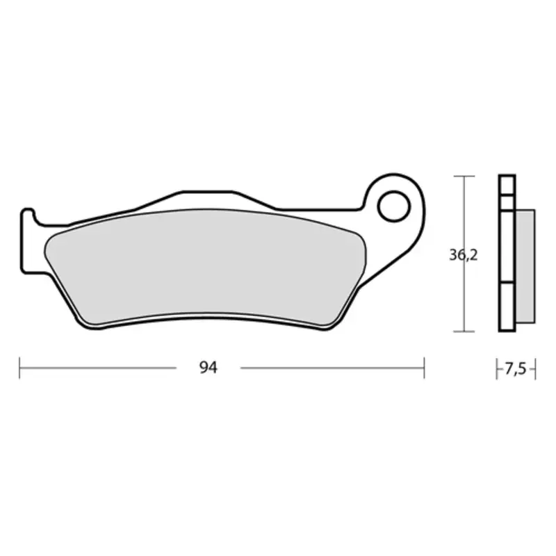 BREMBO RACING 1100786 Plaquettes de frein BREMBO UPGRADE Type M467 Z04 - Racing Marque