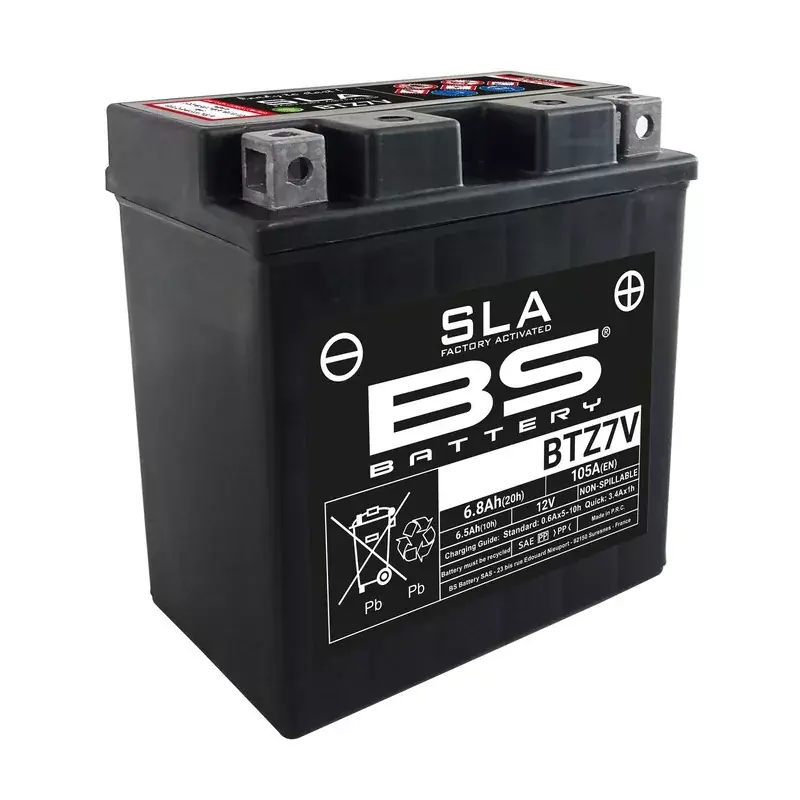 BS Battery 1109529 Batterie BS BATTERY SLA sans entretien activé usine - BTZ7V Livraison Express
