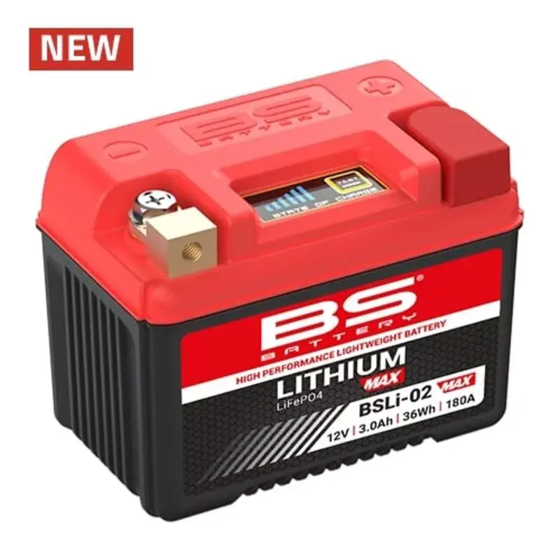 BS Battery 1126868 Batterie BS BATTERY Lithium-Ion - BSLI-02 Max Nouvelle Collection