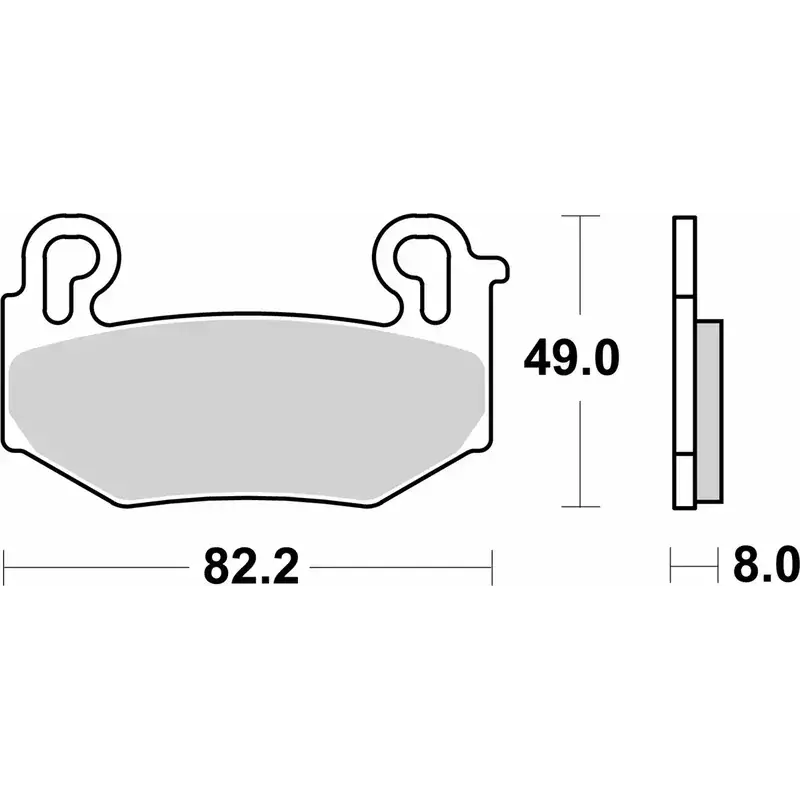 Brembo 1127058 Plaquettes de frein BREMBO Off-Road métal fritté - 07BB42SA Offre Limitée