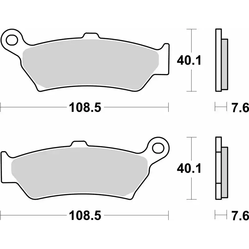 Achat Immédiat Brembo 1127059 Plaquettes de frein BREMBO Off-Road métal fritté - 07BB43SP