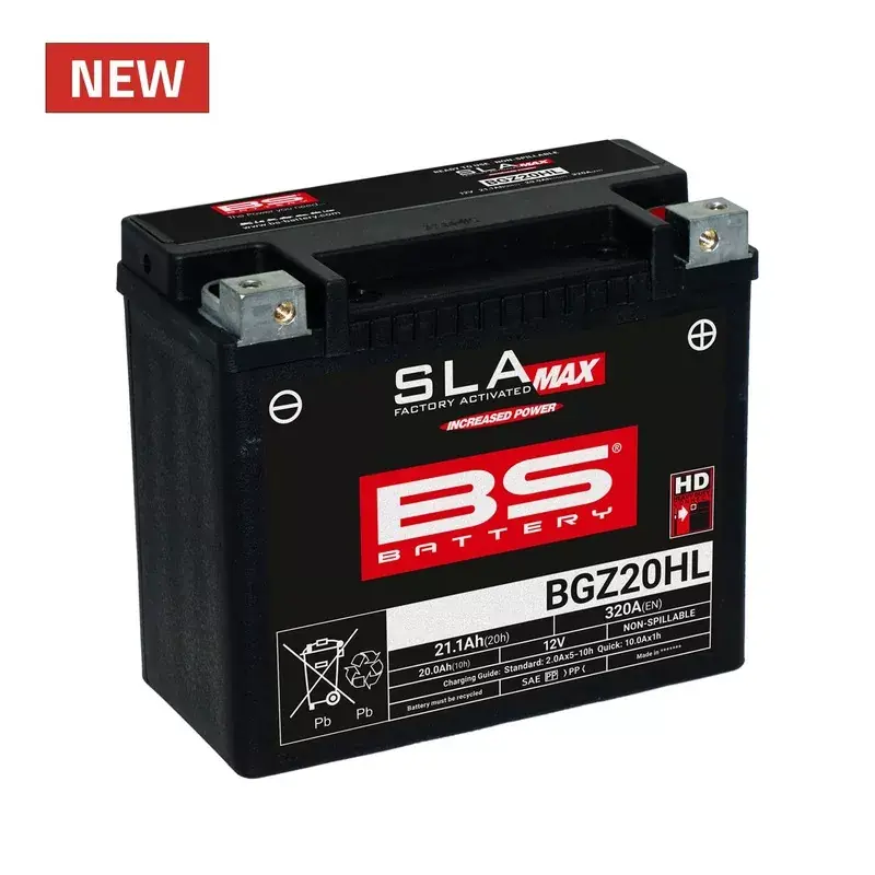 Jusqu'à Épuisement Des Stocks BS Battery 1125740 Batterie BS BATTERY SLA Max sans entretien activée usine - BGZ20HL