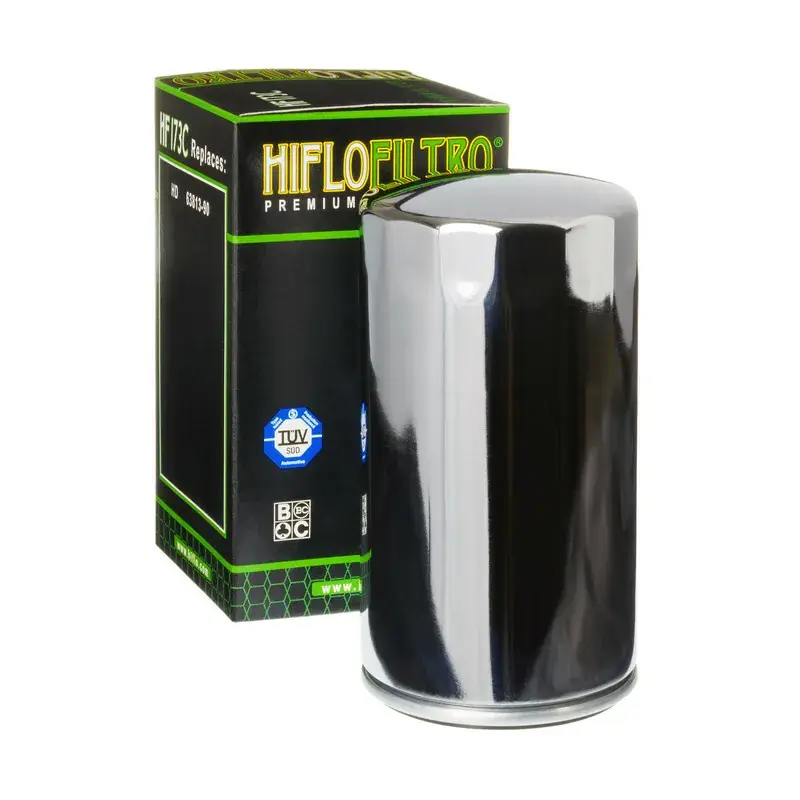 Top Vente Hiflofiltro 1000503 Filtre à huile HIFLOFILTRO Chrome - HF173C