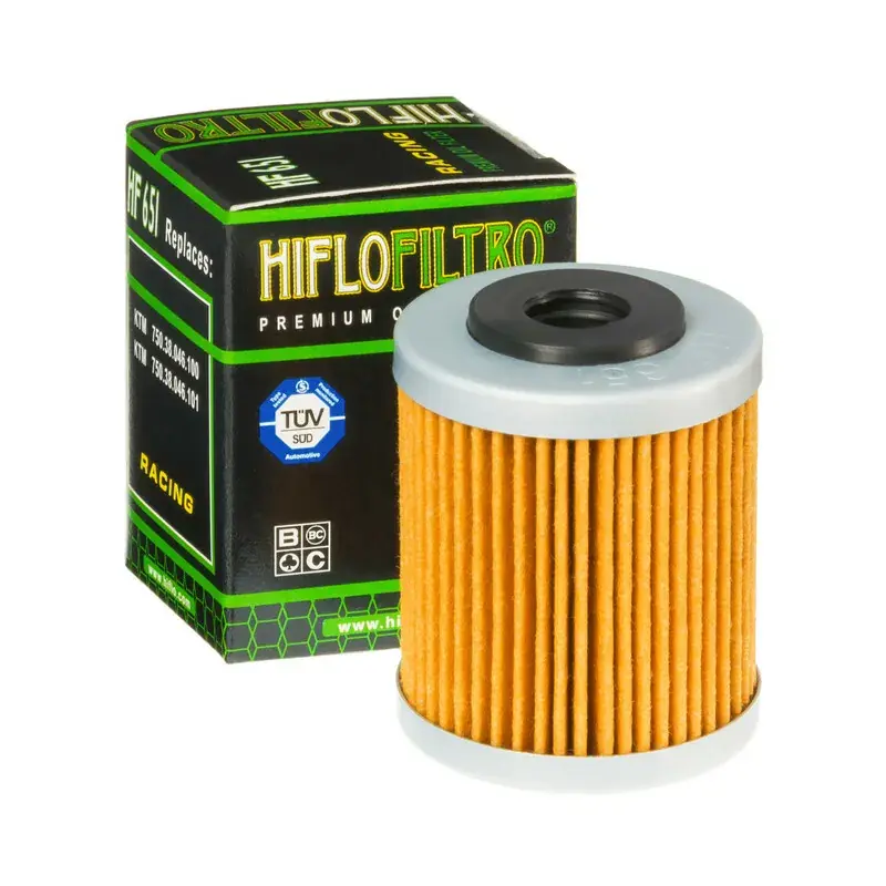 Hiflofiltro 1000547 Filtre à huile HIFLOFILTRO - HF651 Haute Qualité