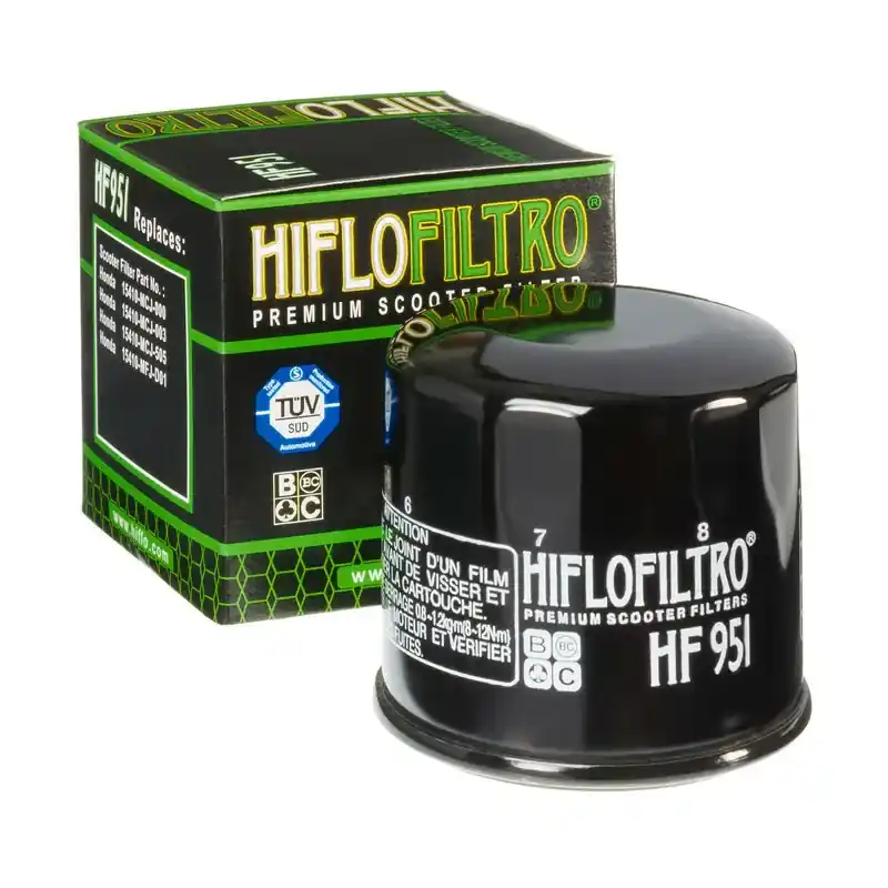 Hiflofiltro 1000554 Filtre à huile HIFLOFILTRO - HF951 Certifié