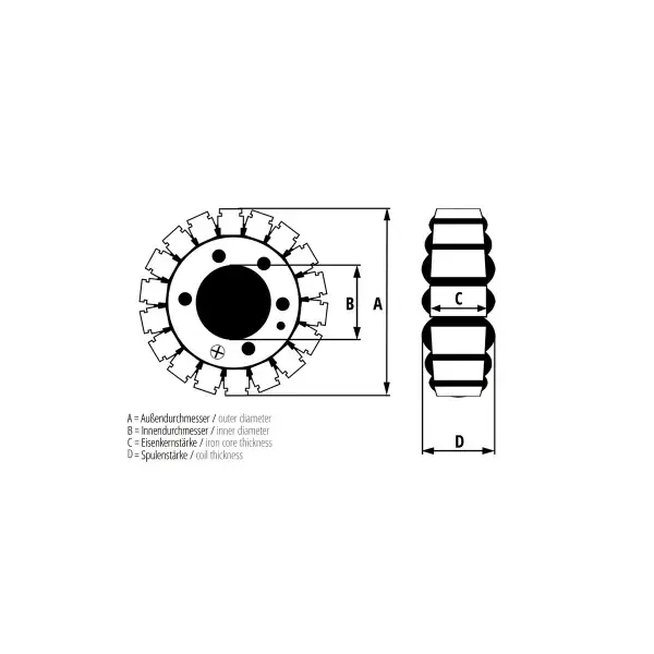 Usine Directe Stator ELECTROSPORT - Suzuki DL 1000 V-STROM