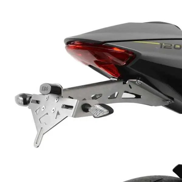Support de plaque R&G RACING - argent Triumph Speed Triple 1200 RS Paiement Sécurisé