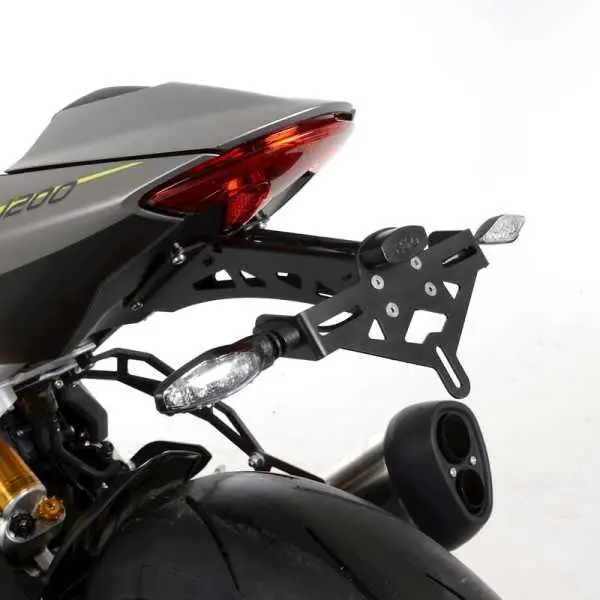 Support de plaque R&G RACING - noir Triumph Speed Triple 1200 RS Must-Have