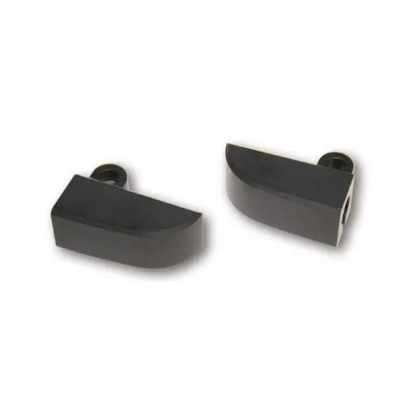 Supports de clignotant HIGHSIDER pro - noir - la paire Prix Choc