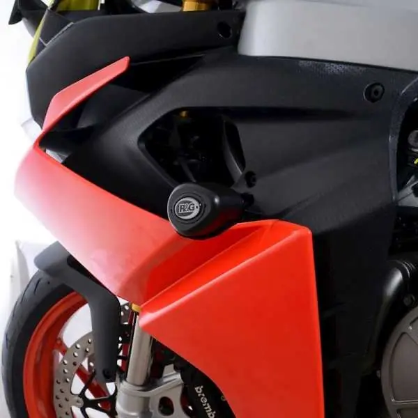 Tampons de protection R&G RACING Aero - noir Aprilia RS660 Commande En Gros