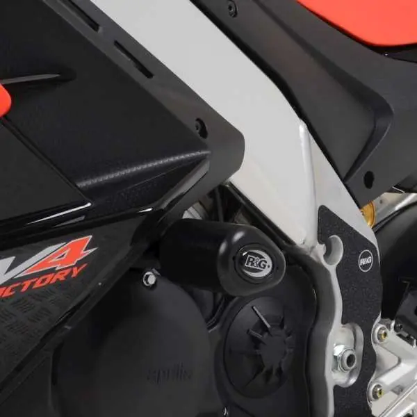 Affaire À Saisir Tampons de protection R&G RACING Aero - noir Aprilia RSV4 1100 Factory