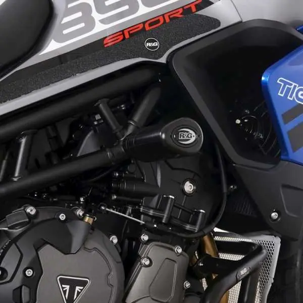 Satisfait Ou Remboursé Tampons de protection R&G RACING Aero - noir Triumph Tiger 850 Sport