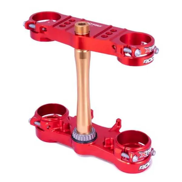 Prix Cassé Té de fourche XTRIG ROCS Tech Offset 22 mm - rouge Honda CRF250R/450R