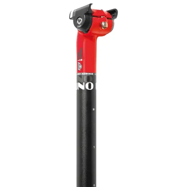 Tige de selle vélo UNO TS 640 - 350mm Ø30.9 rouge / noir Meilleur Prix