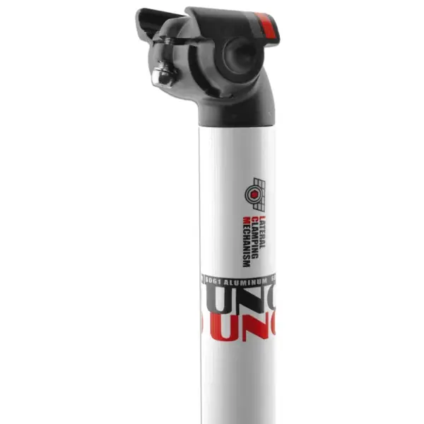 Tige de selle vélo UNO TS 655 - 350mm Ø27.2 blanc Retour Gratuit