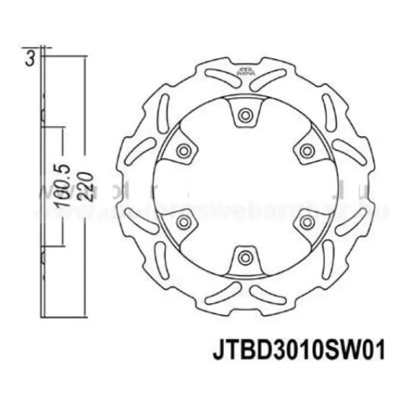 Dernier Modèle Disque frein avant SUZUKI RM 85 2005-2023