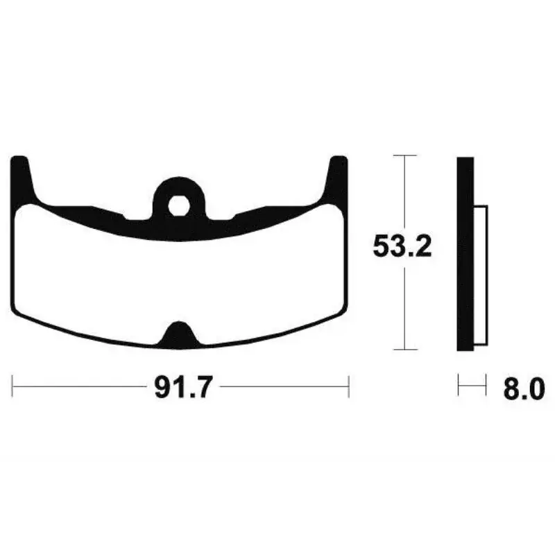 Jusqu'à Épuisement Des Stocks Plaquettes de frein avant HONDA CBX 400 1982-1985