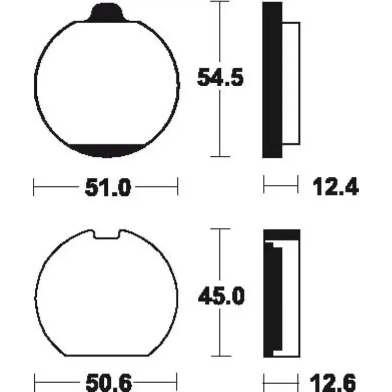 Must-Have Plaquettes de frein arriere KAWASAKI KZ 650 B 1977-1979