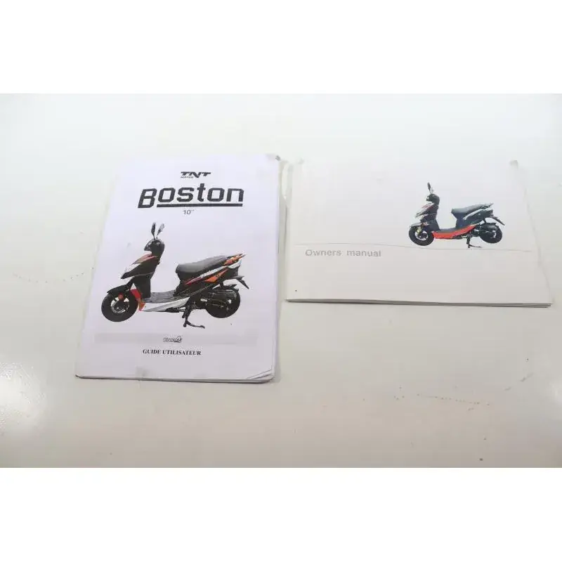 Manuel d‘utilisation TNT MOTOR BOSTON 50 2017 - 2020 Réduction