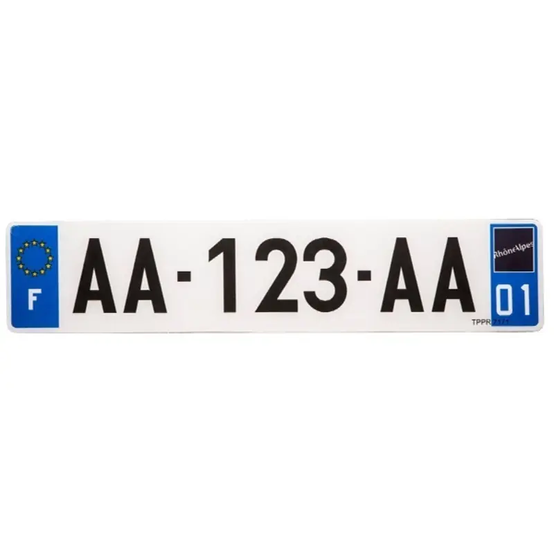 Plaques d‘immatriculation PVC PPI - SIV 520x110 département 84 - 10 pièces Jusqu'à Épuisement Des Stocks
