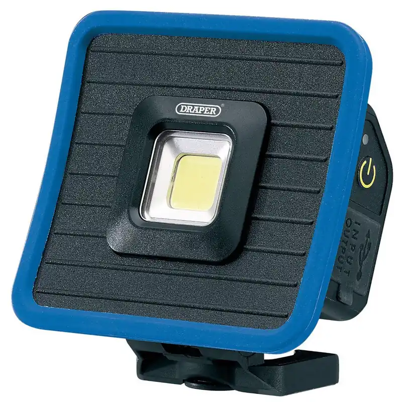Mini projecteur LED COB rechargeable et banque d‘alimentation DRAPER Affaire À Saisir