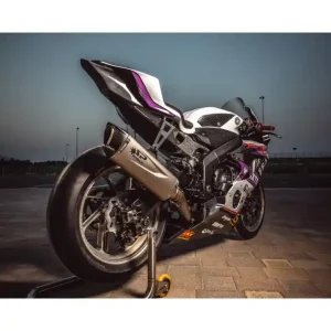 Ligne complète racing Spark STEP3 collecteur TITANE + silencieux FORCE EVO Titane 400mm YAMAHA YZF-R6 2017-2025 Commander Vite