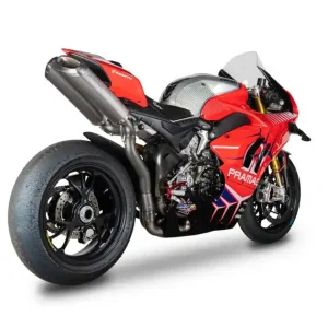 3/4 Ligne racing TITANE avec double silencieux Rectangular Ducati Panigale V4R V4S V4 18-23‘ Spark Offre Du Jour