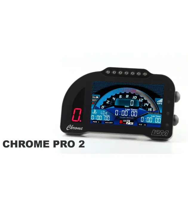 tableau de bord racing Chrome PRO2 Yamaha YZF-R1 / R6 / R3 / R9 / R7 - I2M Achat Immédiat