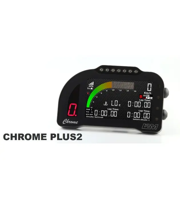 tableau de bord racing Chrome PLUS2 Yamaha YZF-R1 / R6 / R3 / R9 / R7 - I2M Meilleur Choix